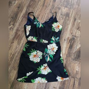 Yoins Your Inspiration Mini Wrap Dress Floral Medium